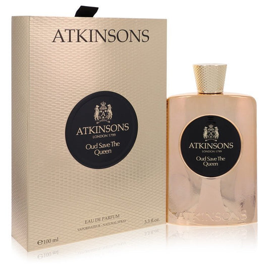 Oud Save The Queen by Atkinsons Eau De Parfum Spray 3.3 oz (Women) - Scarvesnthangs