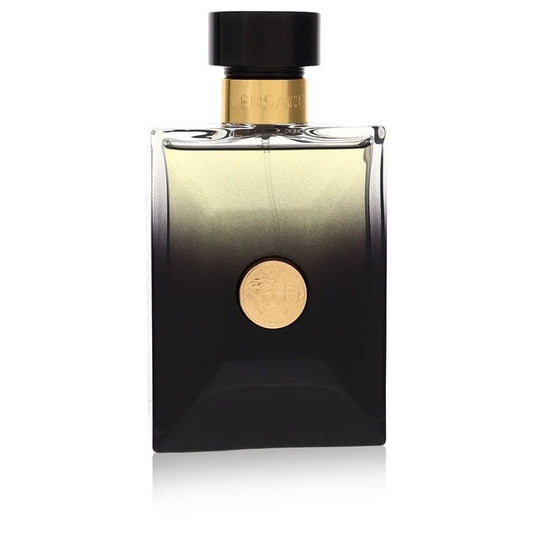 Versace Pour Homme Oud Noir by Versace Eau De Parfum Spray (Tester) 3.4 oz (Men) - Scarvesnthangs