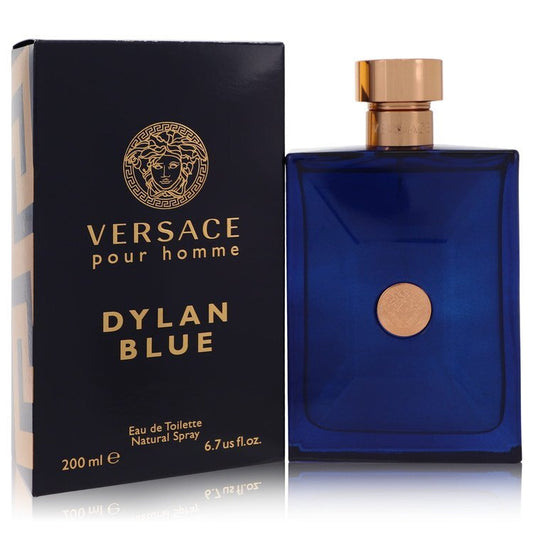 Versace Pour Homme Dylan Blue by Versace Eau De Toilette Spray 6.7 oz (Men) - Scarvesnthangs