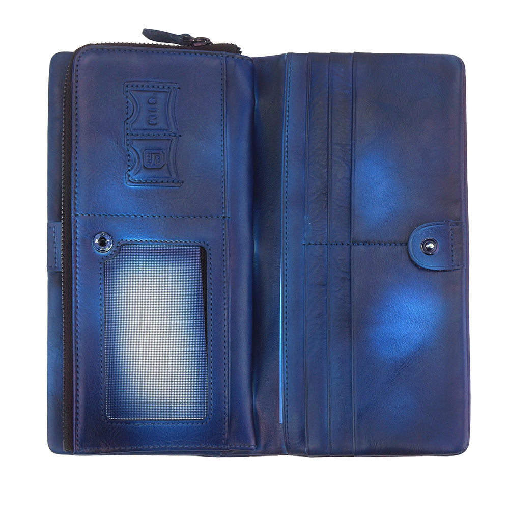 Wallet Boris in vintage leather - Scarvesnthangs