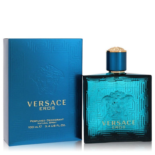 Versace Eros by Versace Deodorant Spray 3.4 oz (Men) - Scarvesnthangs