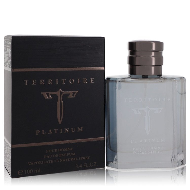 Territoire Platinum by YZY Perfume Eau De Parfum Spray 3.4 oz (Men) - Scarvesnthangs