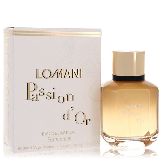 Lomani Passion D'or by Lomani Eau De Parfum Spray 3.3 oz (Women) - Scarvesnthangs