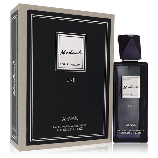 Modest Pour Homme Une by Afnan Eau De Parfum Spray 3.4 oz (Men) - Scarvesnthangs