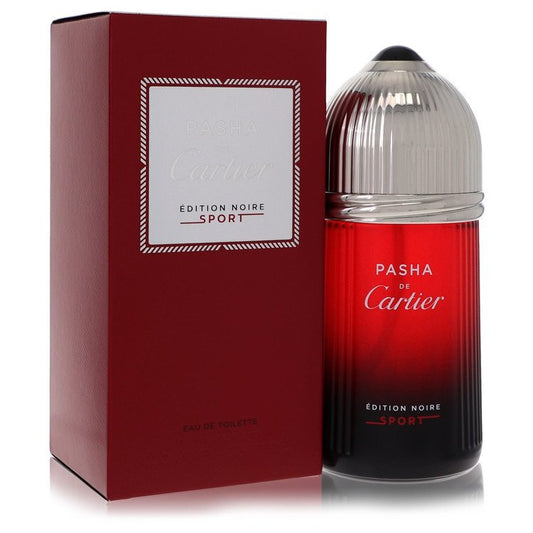 Pasha De Cartier Noire Sport by Cartier Eau De Toilette Spray 3.3 oz (Men) - Scarvesnthangs