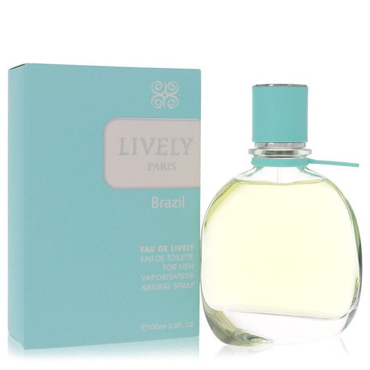Eau De Lively Brazil by Parfums Lively Eau De Toilette Spray 3.3 oz (Men) - Scarvesnthangs