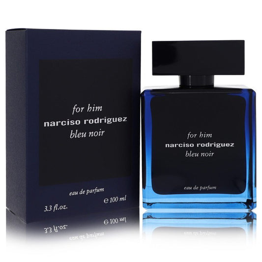 Narciso Rodriguez Bleu Noir by Narciso Rodriguez Eau De Parfum Spray 3.3 oz (Men) - Scarvesnthangs