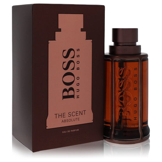Boss The Scent Absolute by Hugo Boss Eau De Parfum Spray 3.3 oz (Men) - Scarvesnthangs