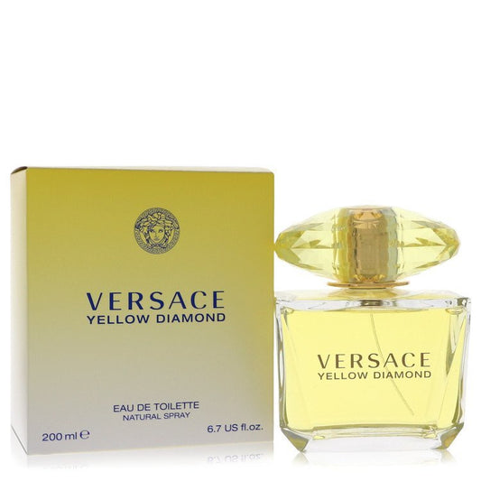 Versace Yellow Diamond by Versace Eau De Toilette Spray 6.7 oz (Women) - Scarvesnthangs