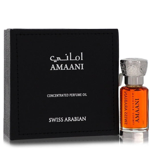 Swiss Arabian Amaani by Swiss Arabian Perfume Oil (Unisex) .40 oz (Men) - Scarvesnthangs
