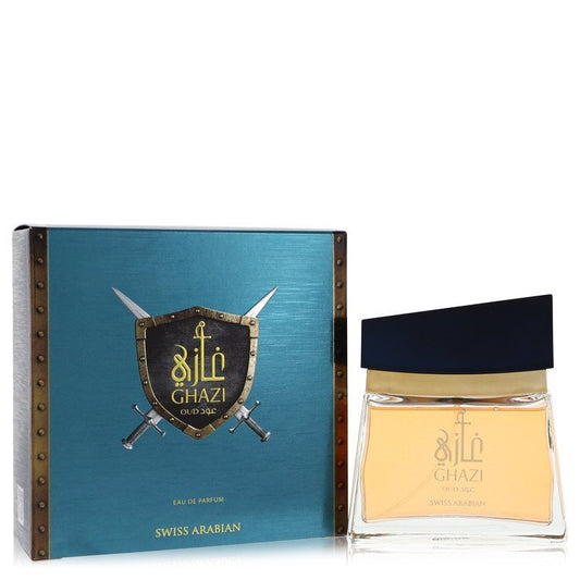 Swiss Arabian Ghazi Oud by Swiss Arabian Eau De Parfum Spray 3.4 oz (Men) - Scarvesnthangs