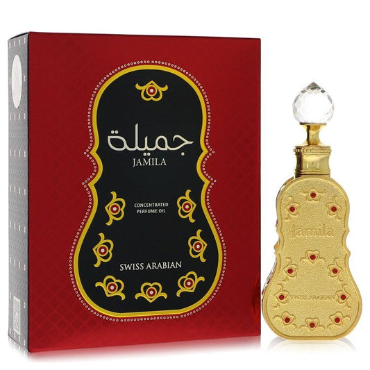 Swiss Arabian Jamila by Swiss Arabian Concentrated Perfume Oil 0.5 oz (Women) - Scarvesnthangs