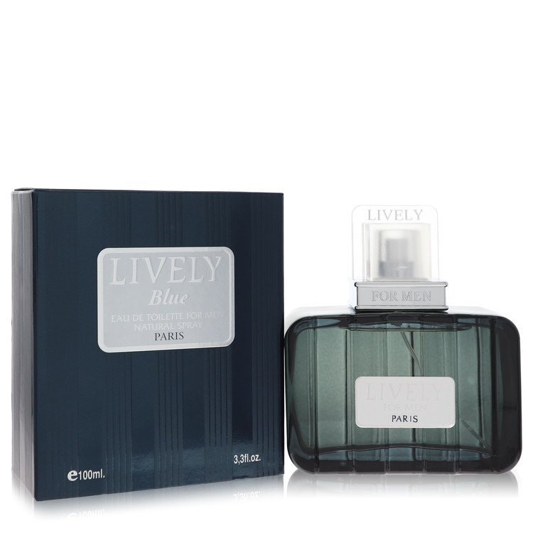 Lively Blue by Parfums Lively Eau De Toilette Spray 3.3 oz (Men) - Scarvesnthangs