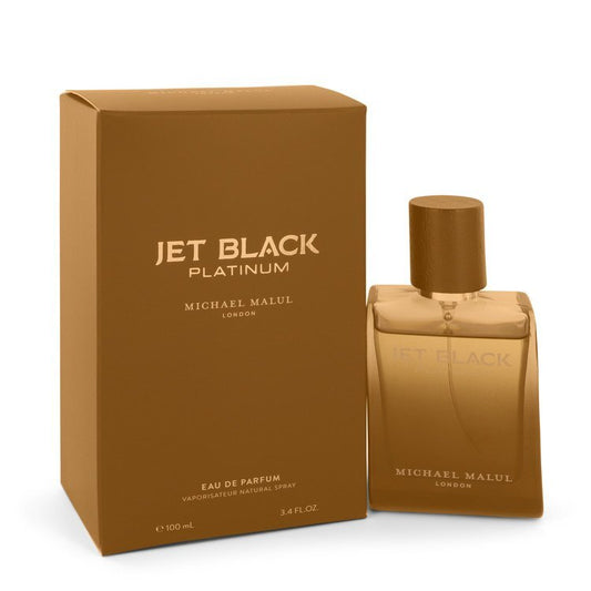 Jet Black Platinum by Michael Malul Eau De Parfum Spray 3.4 oz (Men) - Scarvesnthangs