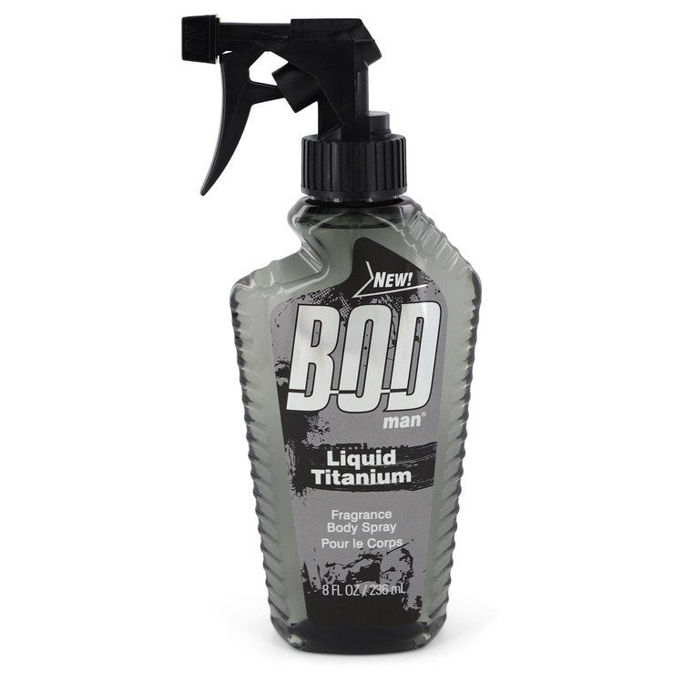 Bod Man Liquid Titanium by Parfums De Coeur Fragrance Body Spray 8 oz (Men) - Scarvesnthangs