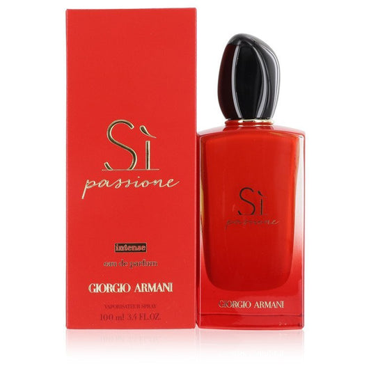 Armani Si Passione Intense by Giorgio Armani Eau De Parfum Spray 3.4 oz (Women) - Scarvesnthangs