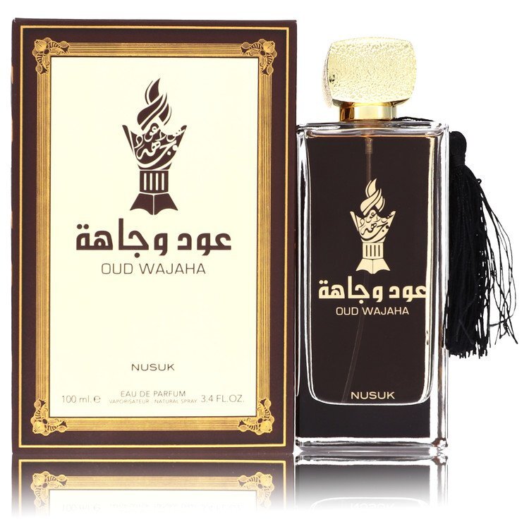 Nusuk Oud Wajaha by Nusuk Eau De Parfum Spray (Unisex) 3.4 oz (Men) - Scarvesnthangs