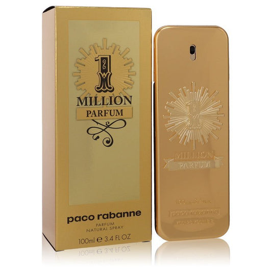 1 Million Parfum by Paco Rabanne Parfum Spray 3.4 oz (Men) - Scarvesnthangs