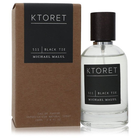 Ktoret 511 Black Tie by Michael Malul Eau De Parfum Spray 3.4 oz (Men) - Scarvesnthangs