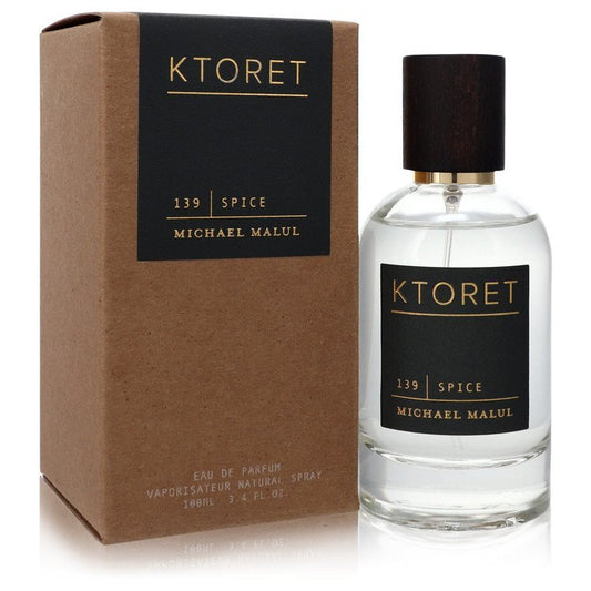 Ktoret 139 Spice by Michael Malul Eau De Parfum Spray 3.4 oz (Men) - Scarvesnthangs