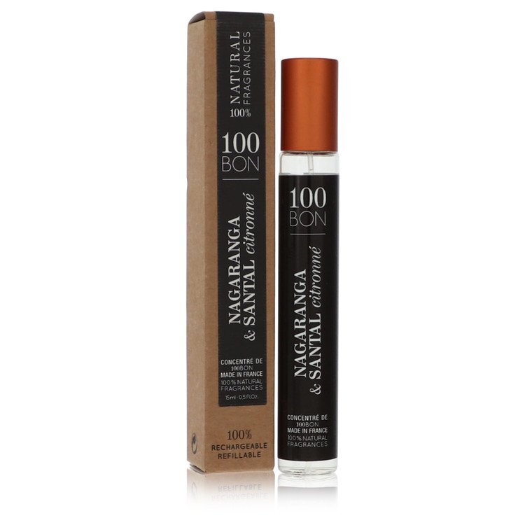 100 Bon Nagaranga & Santal Citronne by 100 Bon Mini Concentree De Parfum (Unisex Refillable) .5 oz (Men) - Scarvesnthangs