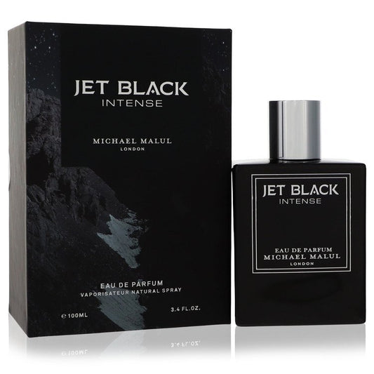 Jet Black Intense by Michael Malul Eau De Parfum Spray 3.4 oz (Men) - Scarvesnthangs