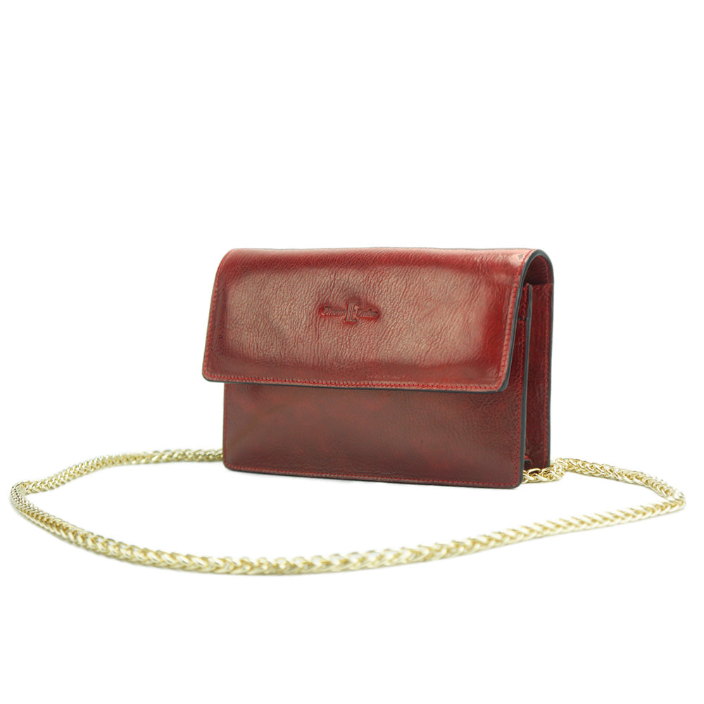 Wristlet made with cow leather - Scarvesnthangs
