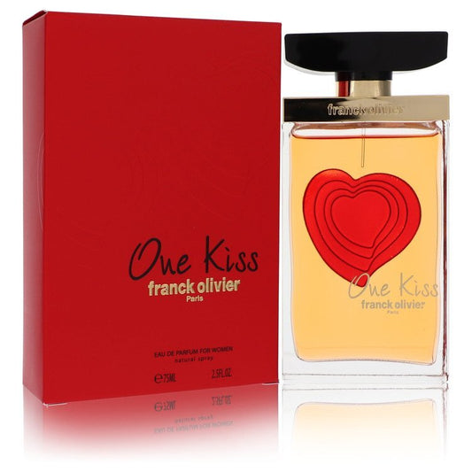 Franck Olivier One Kiss by Franck Olivier Eau De Parfum Spray 2.5 oz (Women) - Scarvesnthangs