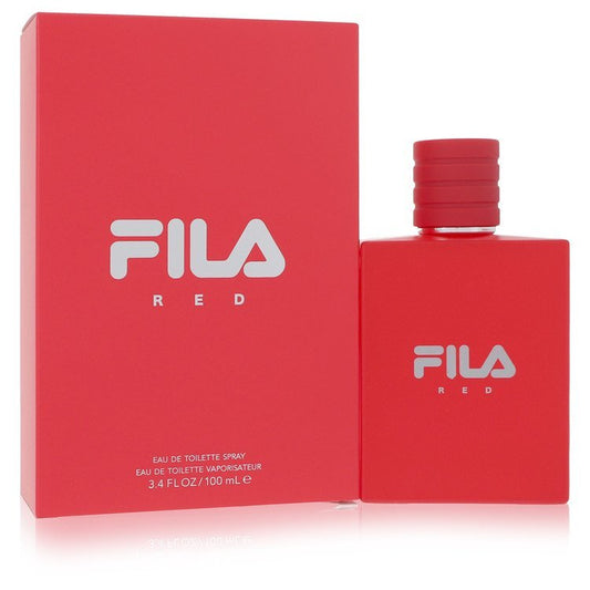 Fila Red by Fila Eau De Toilette Spray 3.4 oz (Men) - Scarvesnthangs