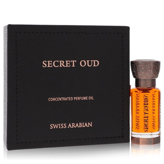 Swiss Arabian Secret Oud by Swiss Arabian Concentrated Perfume Oil (Unisex) .4 oz (Men) - Scarvesnthangs