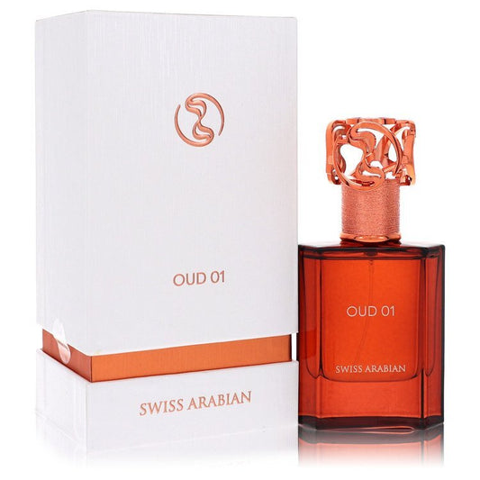Swiss Arabian Oud 01 by Swiss Arabian Eau De Parfum Spray (Unisex) 1.7 oz (Men) - Scarvesnthangs