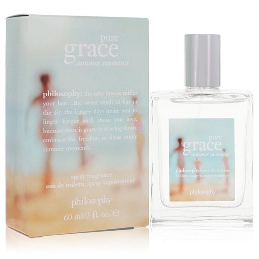 Pure Grace Summer Moments by Philosophy Eau De Toilette Spray 2 oz (Women) - Scarvesnthangs