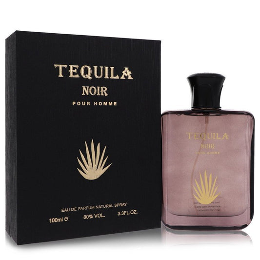 Tequila Pour Homme Noir by Tequila Perfumes Eau De Parfum Spray 3.3 oz (Men) - Scarvesnthangs