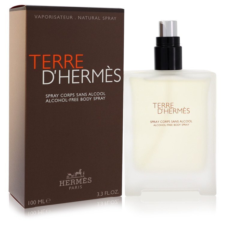 Terre D'Hermes by Hermes Body Spray (Alcohol Free) 3.3 oz (Men) - Scarvesnthangs