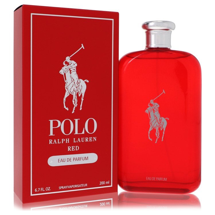 Polo Red by Ralph Lauren Eau De Parfum Spray 6.7 oz (Men) - Scarvesnthangs