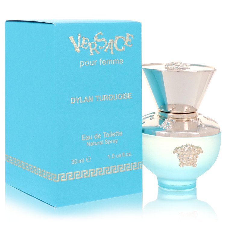 Versace Pour Femme Dylan Turquoise by Versace Eau De Toilette Spray 1 oz (Women) - Scarvesnthangs