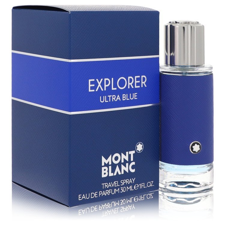 Montblanc Explorer Ultra Blue by Mont Blanc Eau De Parfum Spray 1 oz (Men) - Scarvesnthangs