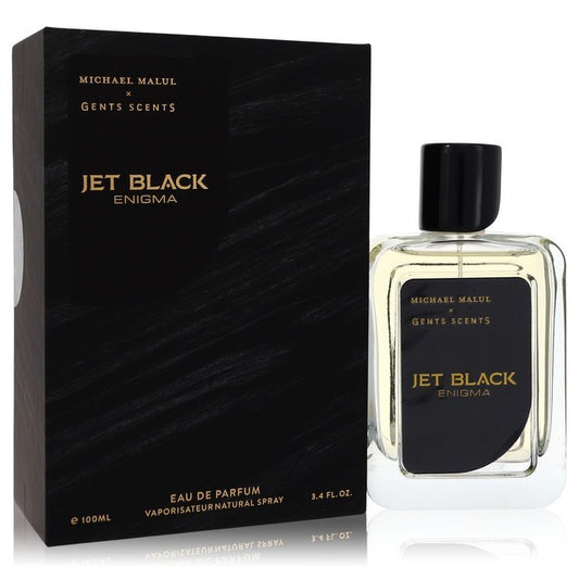 Jet Black Enigma by Michael Malul Eau De Parfum Spray 3.4 oz (Men) - Scarvesnthangs