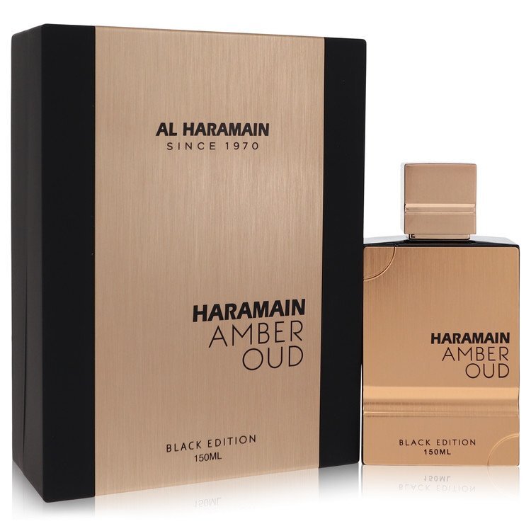 Al Haramain Amber Oud Black Edition by Al Haramain Eau De Parfum Spray 5 oz (Men) - Scarvesnthangs