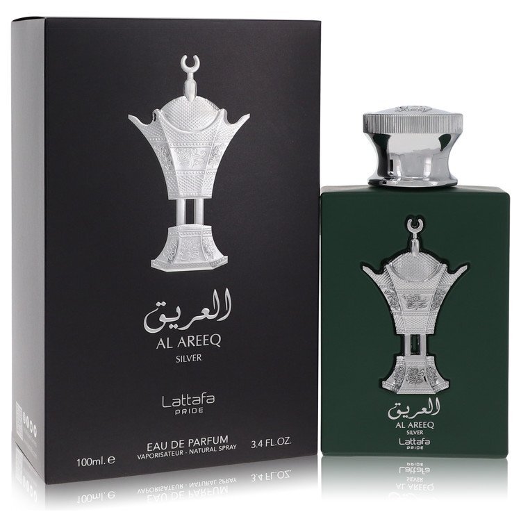 Lattafa Pride Al Areeq Silver by Lattafa Eau De Parfum Spray (Unisex) 3.4 oz (Men) - Scarvesnthangs