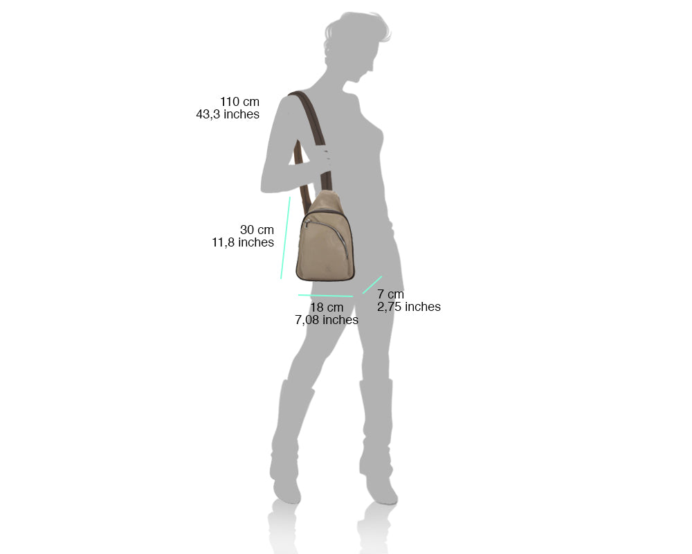 Gerardo leather Single backpack - Scarvesnthangs