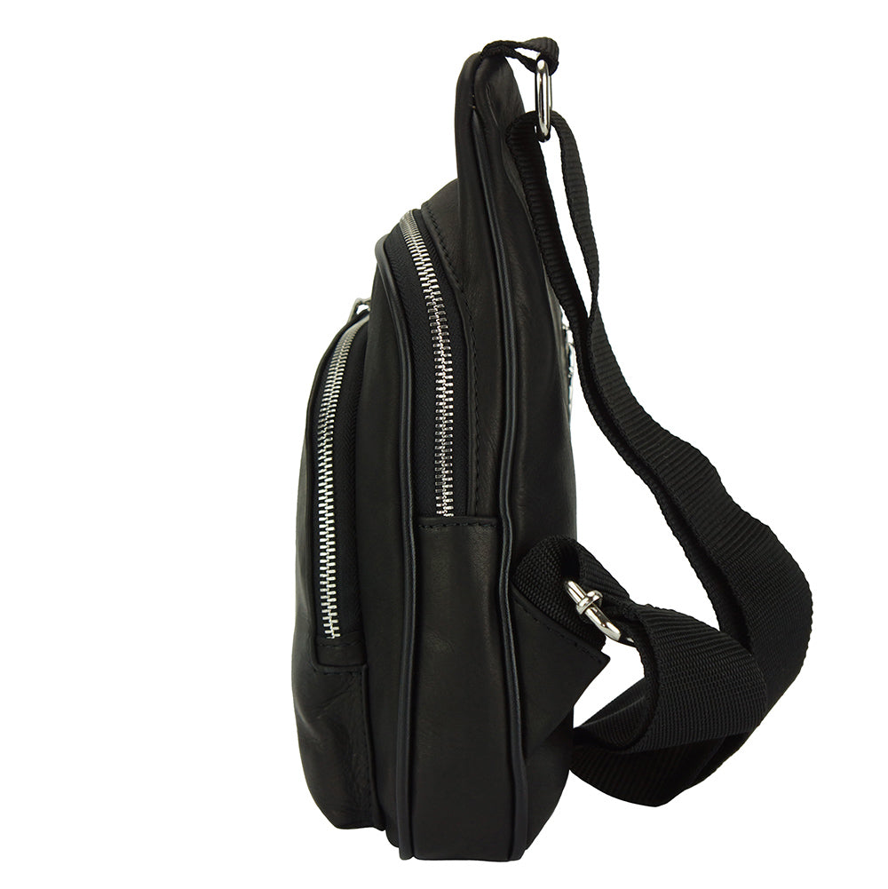 Gerardo leather Single backpack - Scarvesnthangs