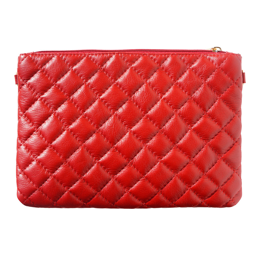 Wristlet made with quilted calf leather - Scarvesnthangs