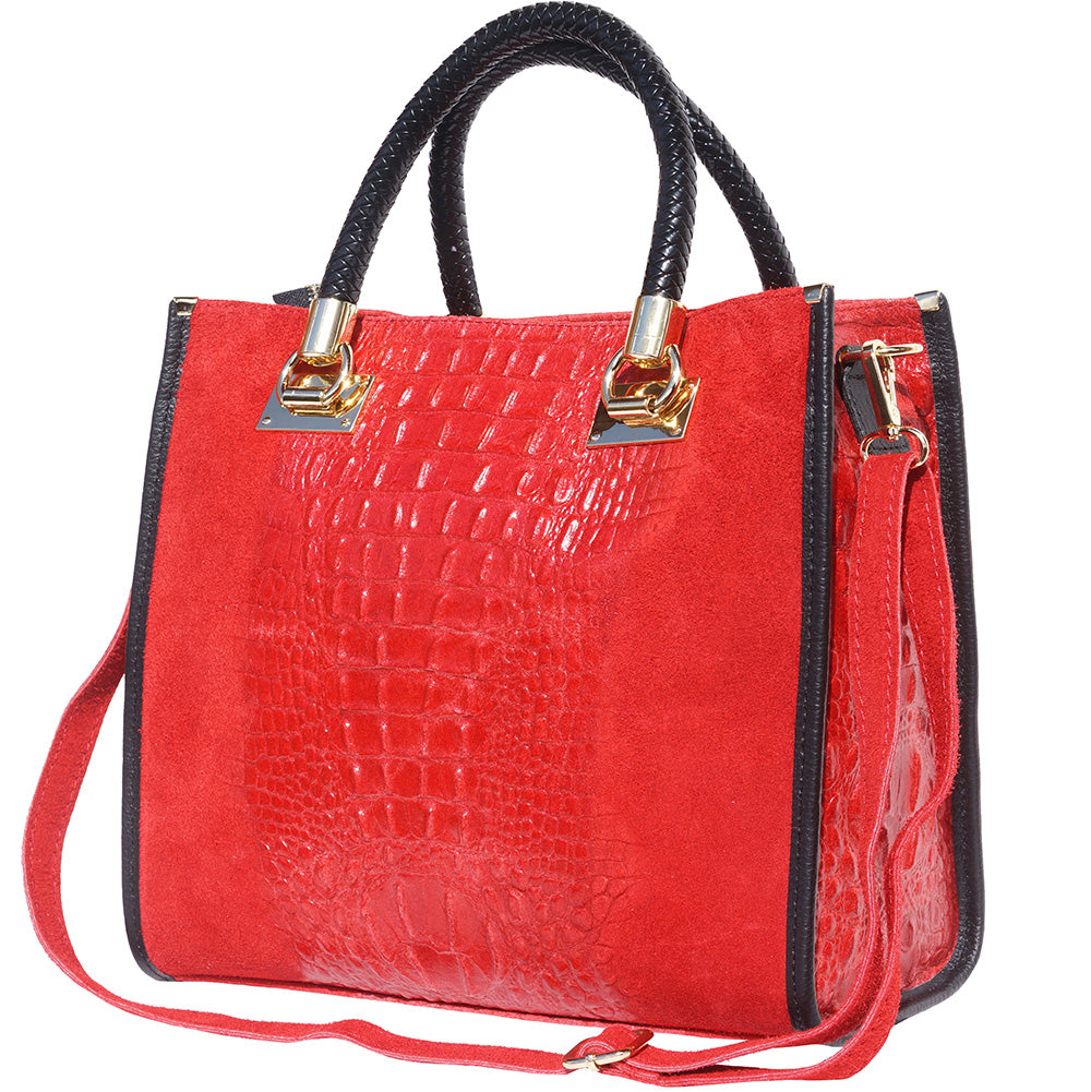 Open Tote leather bag - Scarvesnthangs