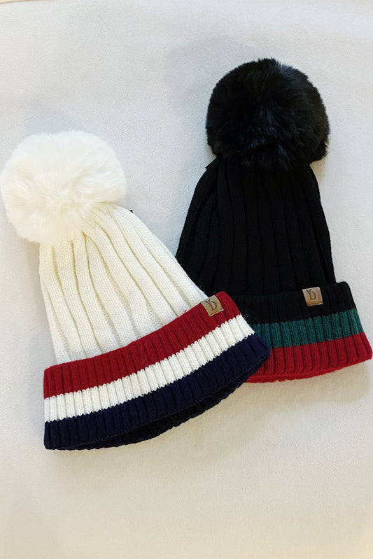 Deluna Stripe Beanie-0