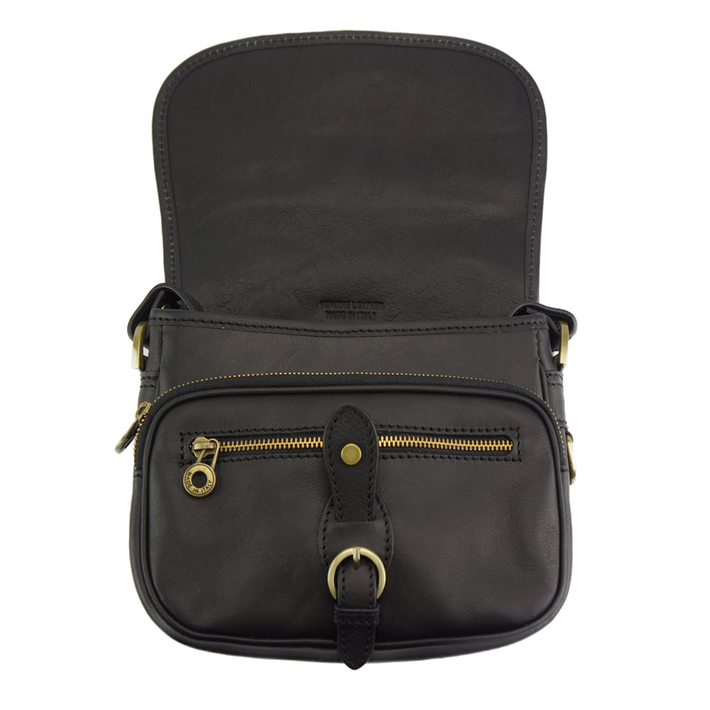 Enrica R leather Cross-body bag - Scarvesnthangs