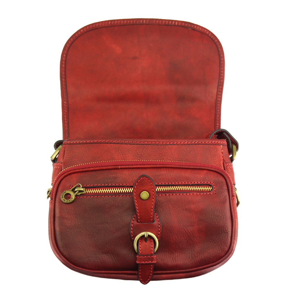 Enrica R leather Cross-body bag - Scarvesnthangs