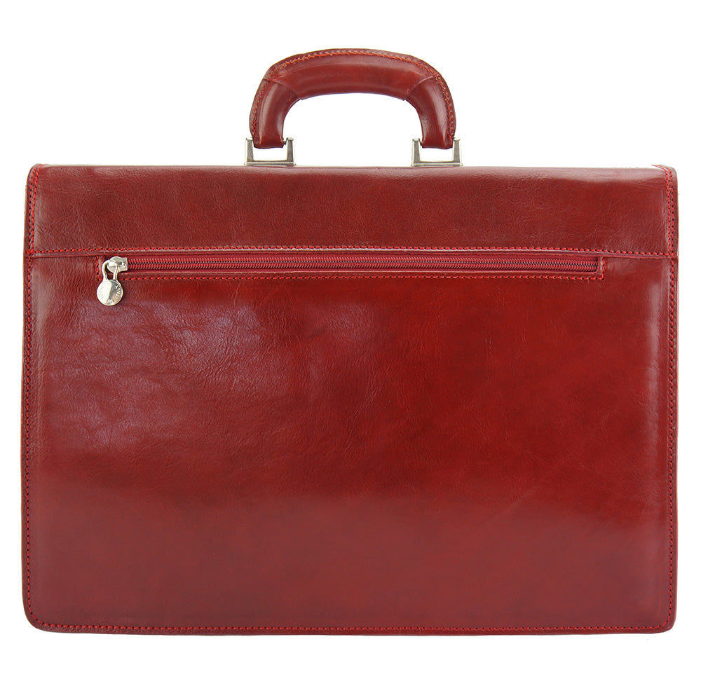 Dalmazio Leather Briefcase - Scarvesnthangs