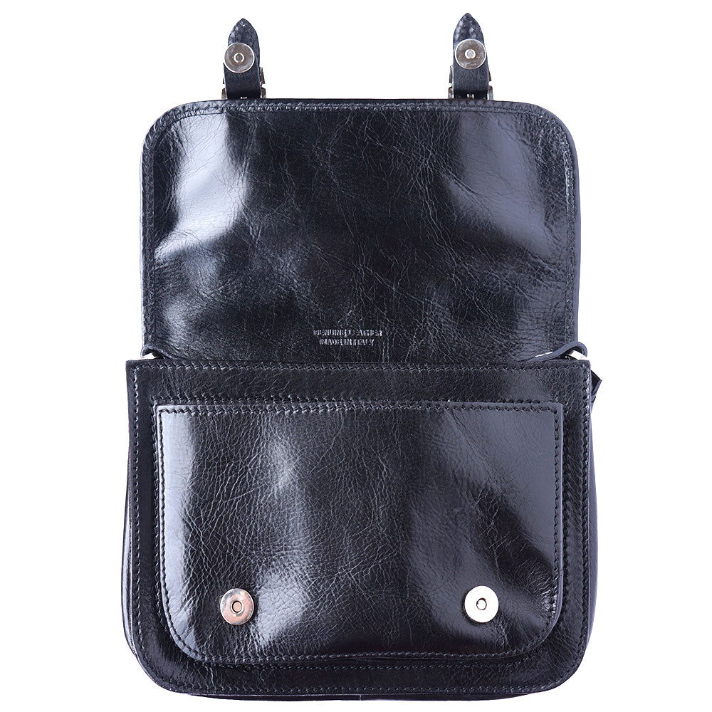 Mini leather messenger bag - Scarvesnthangs