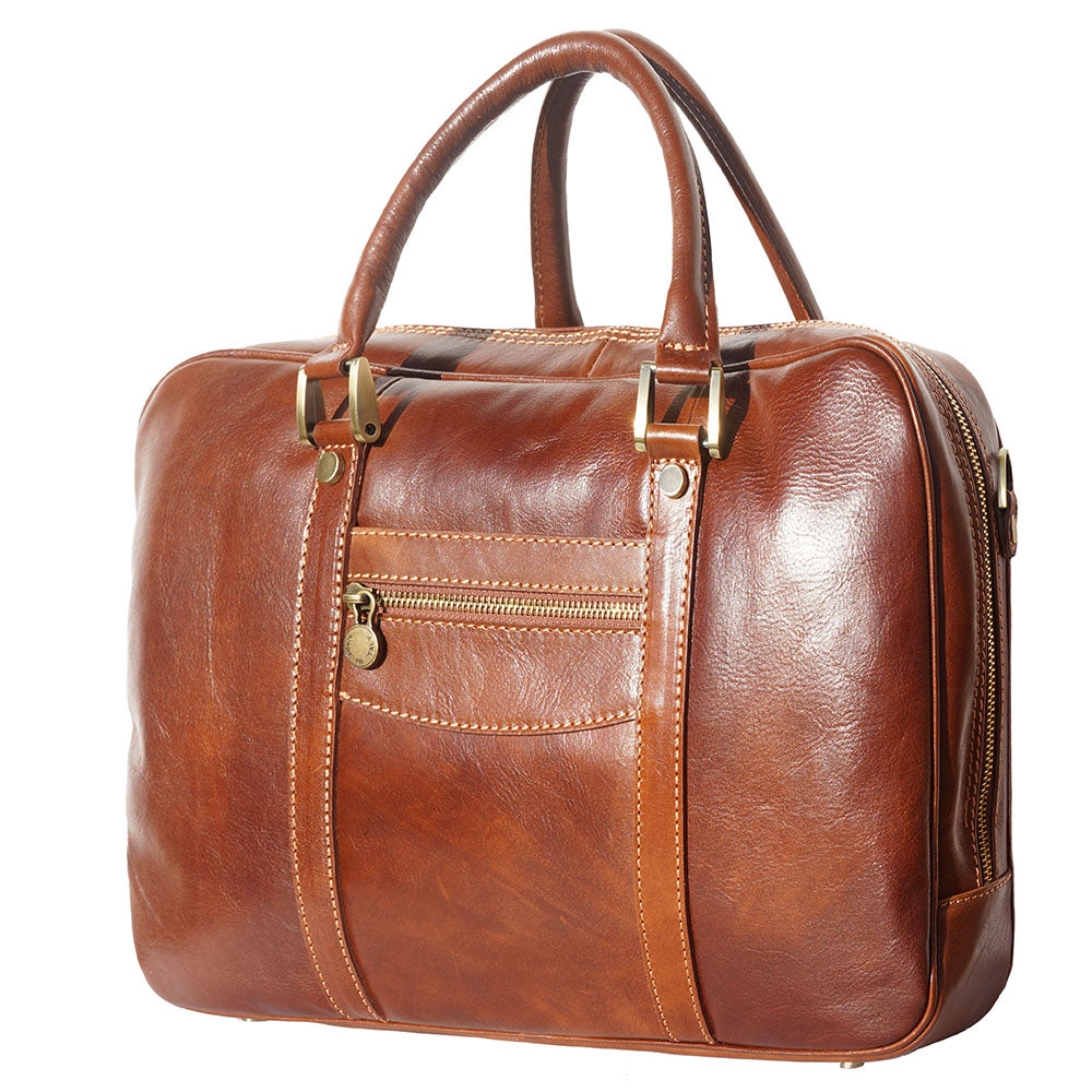Gianpaolo leather briefcase - Scarvesnthangs